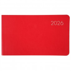 Щотижневик датований 2026 Leo Planner 10х17см Glory 252652 червоний /252652/