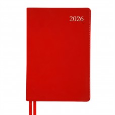 Щоденник датований 2026 Leo Planner А5 Aldento 252671 червоний /252671/