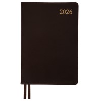 Щоденник датований 2026 Leo Planner А5 Aldento 252673 темно-коричневий /252673/