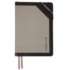 Щоденник датований 2026 Leo Planner А5 Bruno 252685 чорно-бежевий /252685/