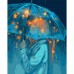 Картина за номерами SANTI Зірки під дощем 40*50см LED підсвітка