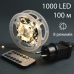 Електрогірлянда Yes! Fun Нитка 100 м, 1000 LED тепло-біла, 8 функцій, пульт.