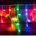 Електрогірлянда-штора LED вулична Yes! Fun, 80 ламп, IP 65, багатобарвна, білий провід