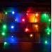 Електрогірлянда-штора LED вулична Yes! Fun, 80 ламп, IP 65, багатобарвна, чорний провід
