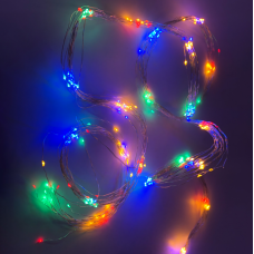 Гірлянда світлодіодна Novogod'ko на мідн.дроті"Кінський хвіст",220 LED,багатокол.2,2м,стат