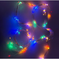 Гирлянда светодиодная Novogod'ko на медн.провол."Конский хвост",345 LED, многоцв, 2,3 м, с