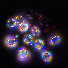 Електрогір. штора Novogod'ko на мідн.дроті, 280 LED, багатокол., 3*2,8 м, стат.св.