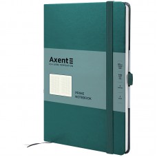 Блокнот AXENT 145*210мм 96арк. Partner Prime 8305-08 лазурний, на гумці (клітинка) /8305-63-A/