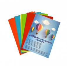 Папір кольоровий 80г/м, А4  5кол./20шт./100арк. мікс інтенсив Mondi Coloured