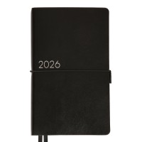 Щоденник датований 2026 Leo Planner 12х20см Glory 252632 чорний /252632/