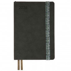 Щоденник датований 2026 Leo Planner А5 Polo 252694 графітовий /252694/
