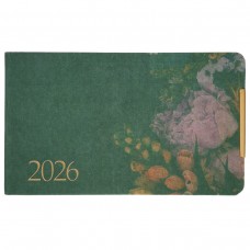 Щотижневик датований 2026 Leo Planner 10х17см Bloom 252714 зелений /252714/