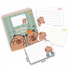 Наліпки YES 955532 Капібари, для зошитів (8шт) /955532/