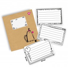 Наліпки YES 955535 Монохром, для зошитів (8шт) /955535/