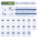 Етикетки самоклейні  4шт/А4 105х148,5мм BUROMAX 2816 (100арк) (10) /BM.2816/
