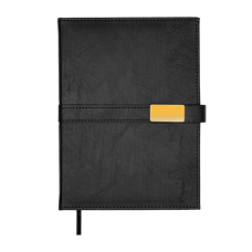 Щоденник недатований BUROMAX А5 LEROY 20780-01 чорний /BM.20780-01/