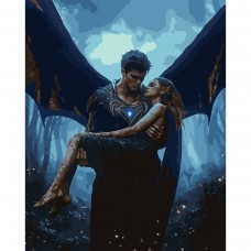 Картина за номерами SANTI Шипи та троянди Порятунок 40х50 см