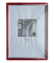 Рамка для фото 21*30 багет №1,5 червона зі сріблом