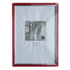 Рамка для фото 21*30 багет №1,5 червона зі сріблом