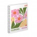 Блокнот YES А5 на спір. тв. пал. 80арк. Flowers 152292 (клітинка) /152292/