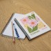 Блокнот YES А5 на спір. тв. пал. 80арк. Flowers 152292 (клітинка) /152292/
