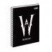 Блокнот YES А5 на спір. тв. пал. 80арк. Wednesday 152296 (клітинка) /152296/