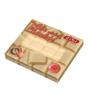 Блокнот ZiBi KIDS Line 90х90мм 80арк. WHITE CHOCOLATE 12470-12 ароматизований, обкладинка Soft touch (нелінований) /ZB.12470-12/