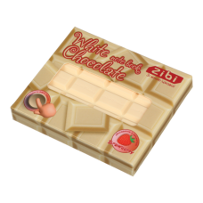 Блокнот ZiBi KIDS Line 90х90мм 80арк. WHITE CHOCOLATE 12470-12 ароматизований, обкладинка Soft touch (нелінований) /ZB.12470-12/