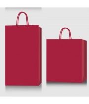 Пакет подарунковий BUROMAX 2000140-29 малиновий, паперовий (горизонтальний) (26*38*21см) (12) /BM.2000140-29/