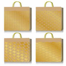 Пакет подарунковий BUROMAX 200048 з тисненням, паперовий (31*42*12см) (12) /BM.200048/