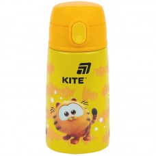 Термос KITE GF25-1261 Garfield, з трубочкою 400мл /GF25-1261/