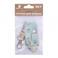 Стрічка для бейджа YES 940403 Miffy, із карабіном /940403/