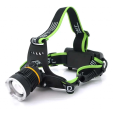 Ліхтарик налобний BL-A7-P50 zoom +microUSB, 2х18650, 4режима (акум. алюм.)