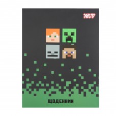 Щоденник шкільн. YES 911669 40арк. Minecraft, інтергальна обкл, софт тач /911669/
