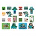 Наліпки YES 708529 Minecraft 2D /708529/