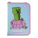Папка для зошитів YES 492334 Minecraft.Spring A4+, на блискавці пластикова, з кишенею /492334/