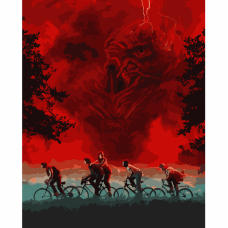 Картина по номерам SANTI Очень странные дела Дорога 40х50 см