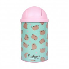 Контейнер настільний для сміття YES 708571 Pusheen, 10х18см металевий /708571/