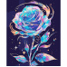 Картина за номерами SANTI Блискуча троянда 40х50 см LED підсвітка