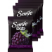 Серветки вологі Smile 10шт. Ожина, чорні (32)