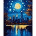 Картина за номерами SANTI Чарівне місто 40х50 см LED підсвітка