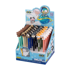 Ручка гелева ZiBi KIDS Line 2236 0,5мм DOGS "пиши-стирай" синя (36) /ZB.2236/