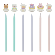 Ручка гелева ZiBi KIDS Line 2219 0,5мм CLOUD "пиши-стирай" синя (36) /ZB.2219/