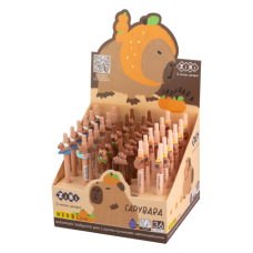 Ручка кулькова авт. ZiBi KIDS Line 2106 CAPYBARA TOY 0,7мм синя (36) /ZB.2106/