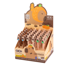 Ручка кулькова авт. ZiBi KIDS Line 2105 CAPYBARA 0,7мм синя (36) /ZB.2105/