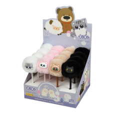 Ручка кулькова ZiBi KIDS Line 2021 FLUFFY BIG CAT 0,7мм синя (16) /ZB.2021/