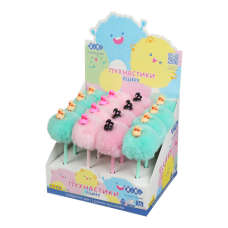 Ручка кулькова ZiBi KIDS Line 2003 FLUFFY RABBIT 0,7мм синя (16) /ZB.2003/