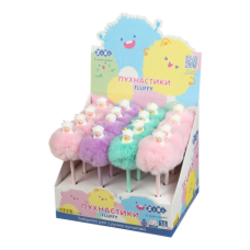 Ручка кулькова ZiBi KIDS Line 2009 FLUFFY SHEEP 0,7мм синя (16) /ZB.2009/