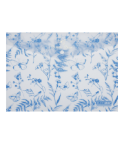 Папка на кнопці А4  BUROMAX 3943-14 ARABESKI блакитна (12) /BM.3943-14/