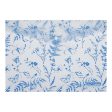 Папка на кнопці А4  BUROMAX 3943-14 ARABESKI блакитна (12) /BM.3943-14/